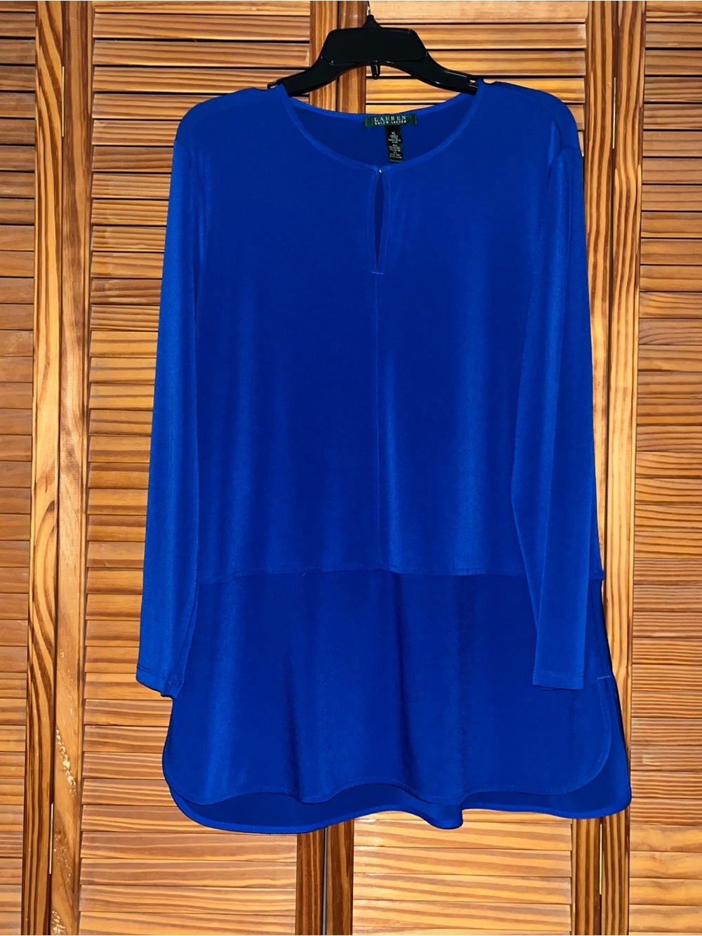 Lauren Ralph Lauren Blue Tunic XL‎ Top